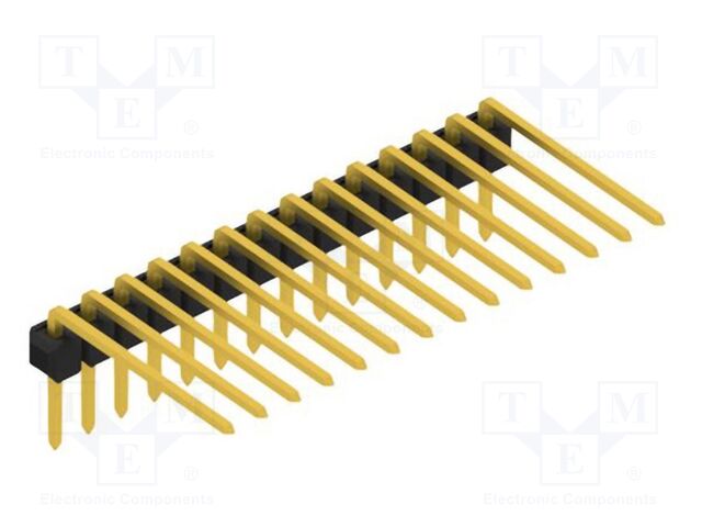 Connector: pin strips; pin header; male; PIN: 14; 2.54mm; THT; 1x14