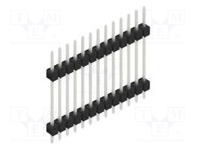 Connector: pin strips; pin header; male; PIN: 13; 2.54mm; THT; 1x13
