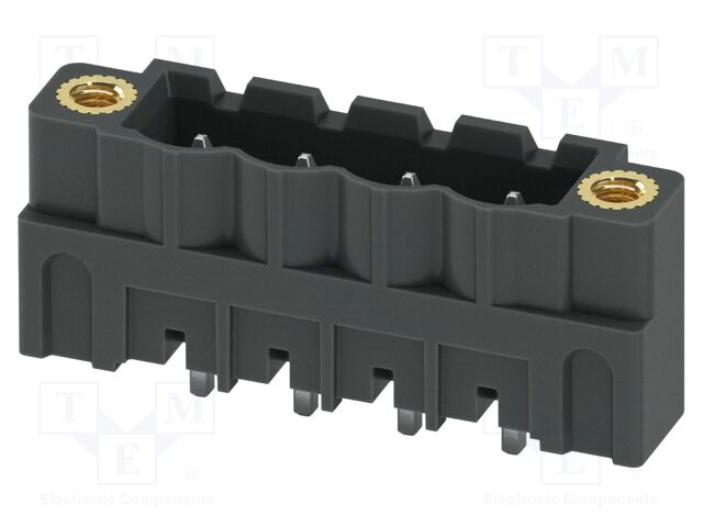 PCB headers, nominal cross section: 2.5 mm?, color: black, n
