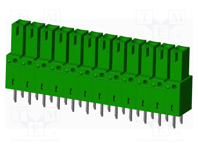 Connector: pluggable terminal block; socket; female; straight