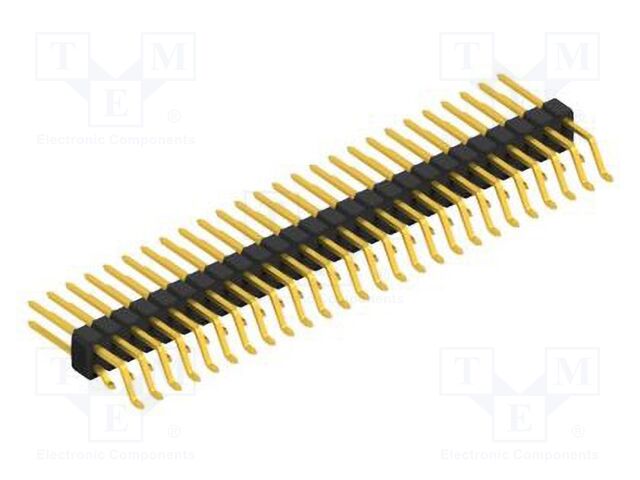 Connector: pin strips; pin header; male; PIN: 52; 2.54mm; SMT; 2x26