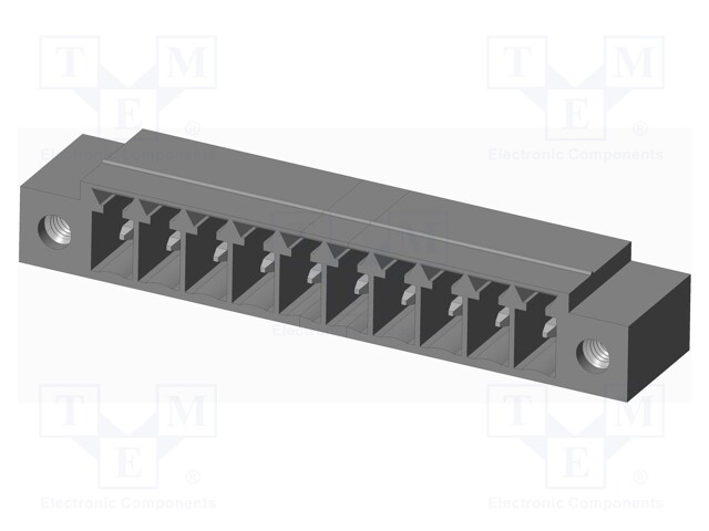 Connector: pluggable terminal block; socket; male; on PCBs