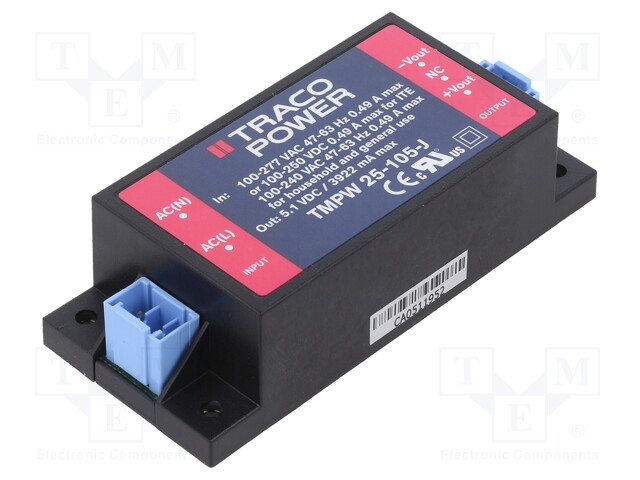 Converter: AC/DC; Electr.connect: quick connector; 4kV