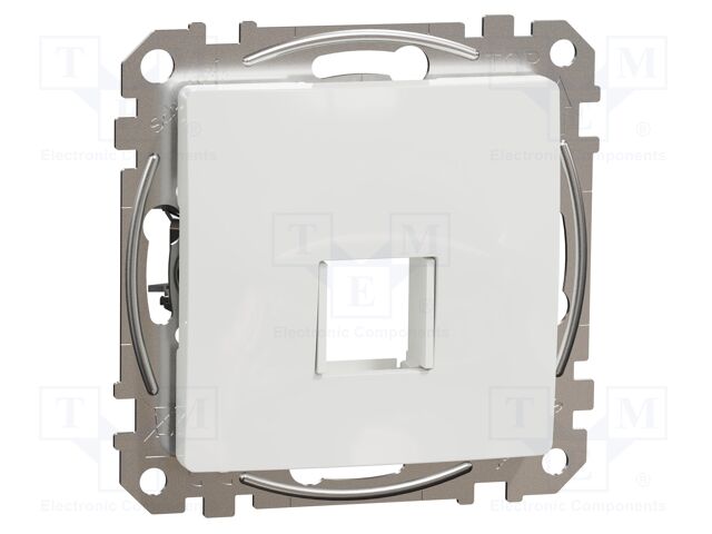 Central plate; IP20; plaster embedded; white; Illumin: none