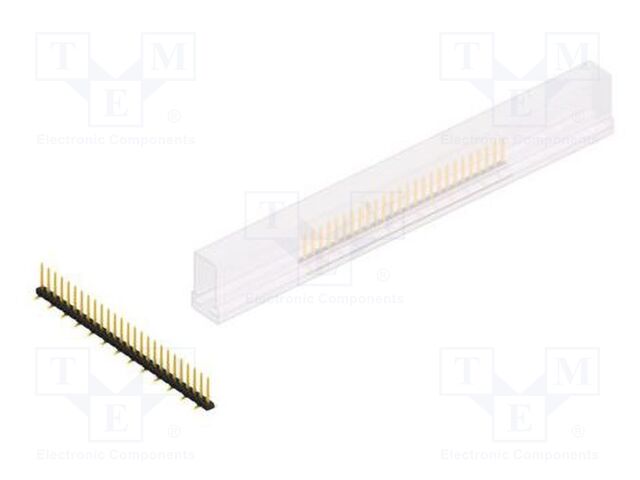 Connector: pin strips; pin header; male; PIN: 26; 2mm; SMT; 1x26