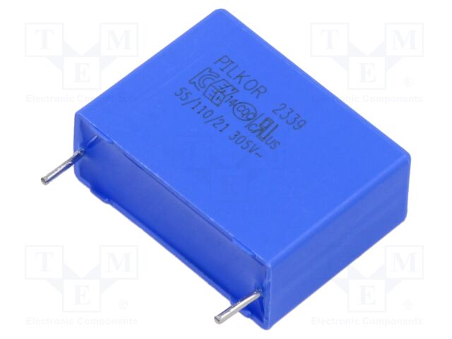 Capacitor: polypropylene; X2; 1uF; THT; ±10%; 22.5mm; -55÷105°C