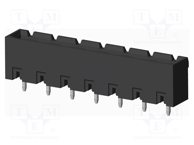 Connector: pluggable terminal block; socket; male; on PCBs