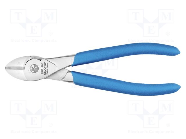 Pliers; side,cutting; induction hardened blades; 165mm