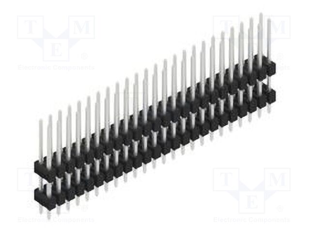 Connector: pin strips; pin header; male; PIN: 48; 2.54mm; THT; 2x24