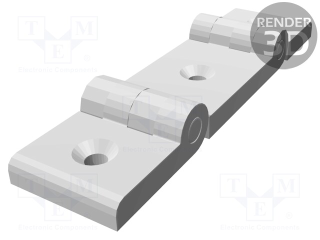 Hinge; Width: 139mm; technopolymer (PA); black; H: 36mm