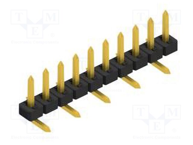 Connector: pin strips; pin header; male; PIN: 10; 2mm; SMT; 1x10