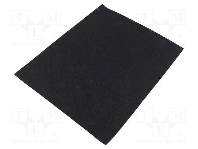 Cleaning cloth: sandpaper; Granularity: 60; 230x280mm; 6s.