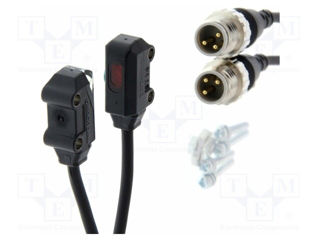 Sensor: photoelectric; Range: 0÷1000mm; PNP; LIGHT-ON; 50mA; <1ms