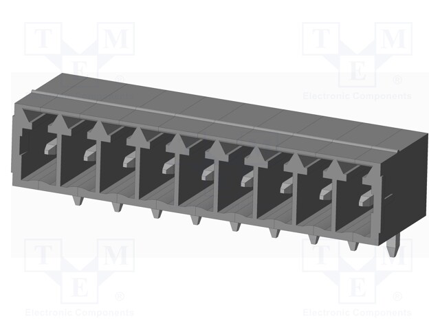 Connector: pluggable terminal block; socket; male; on PCBs
