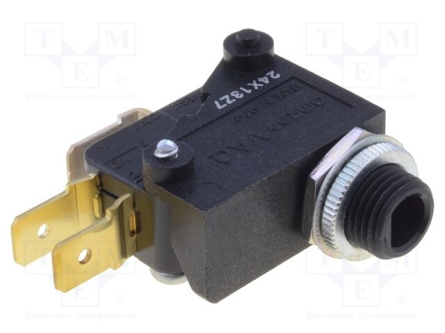 Switch: push-button; Pos: 2; SPDT; Leads: connectors; 30mΩ