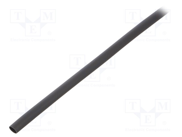 Heat shrink sleeve; glueless; 2: 1; 3.2mm; black; polyolefine