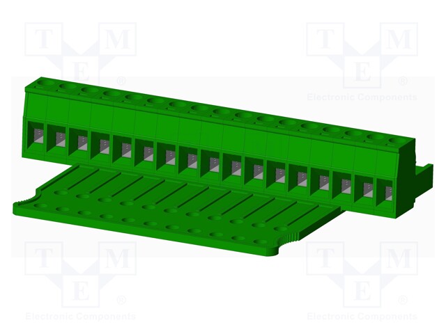 Connector: pluggable terminal block; plug; female; straight; 5mm