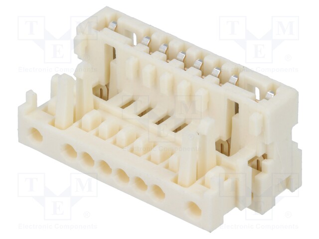 Connector: card edge; RAST 2.5; plug; female; angled 90°; PIN: 8