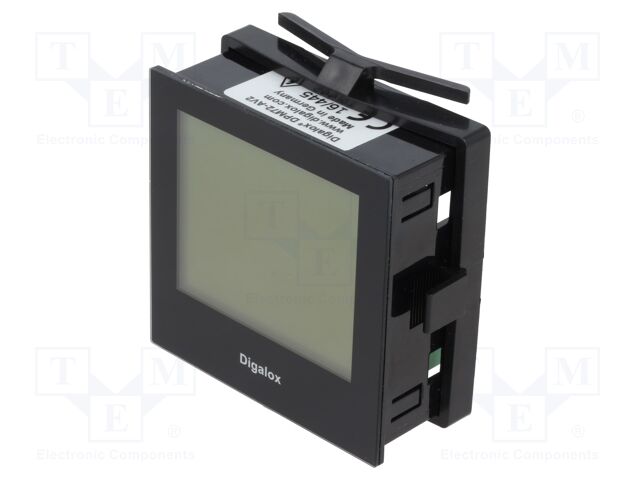 Meter: network parameters; on panel; digital,mounting; LCD