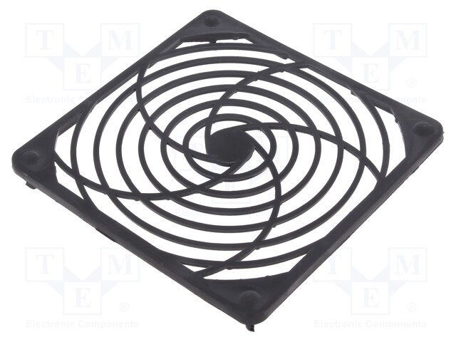 Guard; 120x120mm; Mat: plastic; Mounting: snap fastener; A: 120mm