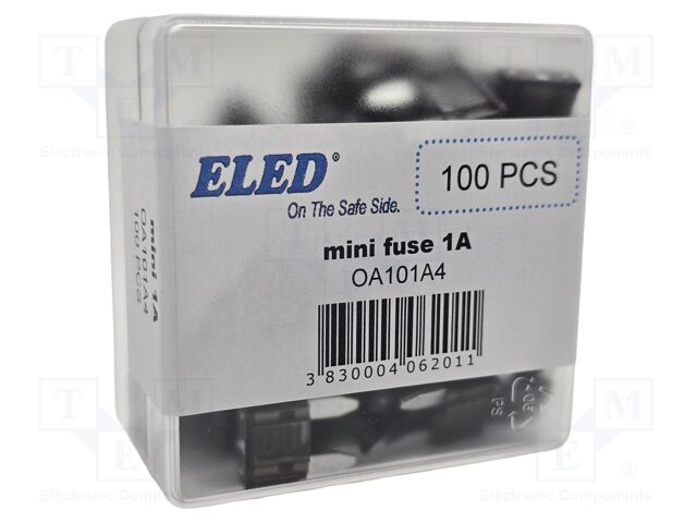Fuse: fuse; 1A; 32VDC; automotive; 11.1mm; 11.1x3.9x17.2mm
