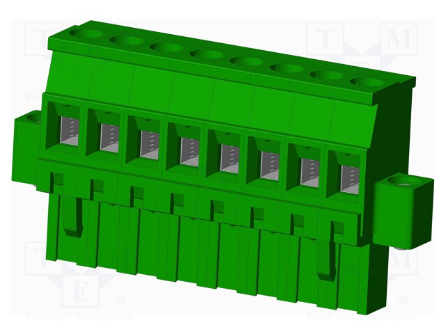 Connector: pluggable terminal block; plug; female; angled 90°