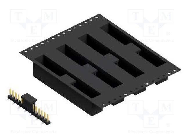 Connector: pin strips; pin header; male; PIN: 14; 2.54mm; SMT; 1x14