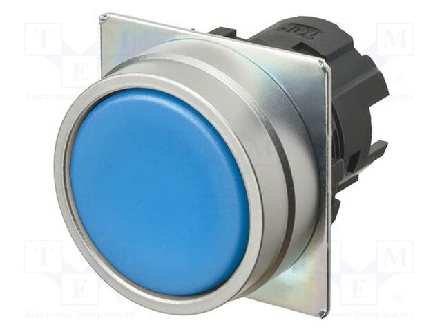 Switch: push-button; 22mm; Stabl.pos: 1; flat; Pos: 2