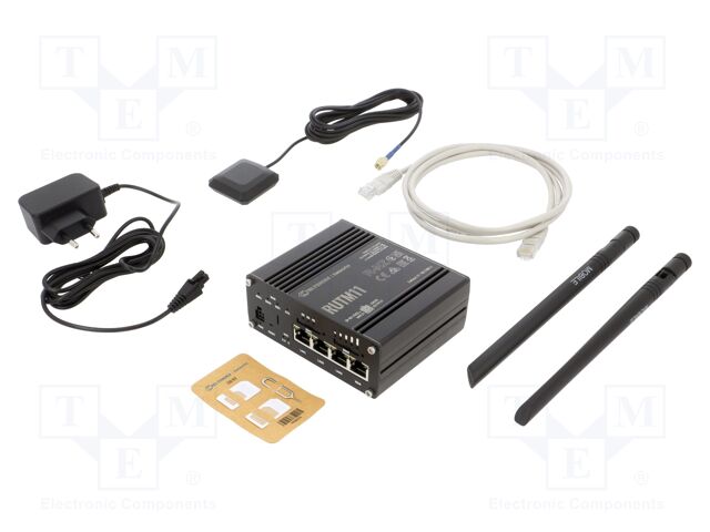 Router; Number of ports: 4; 9÷50VDC; 4G,Ethernet,USB,WiFi; RJ45