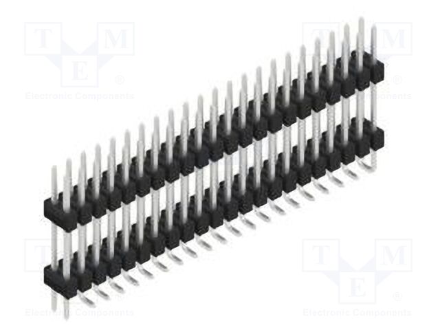 Connector: pin strips; pin header; male; PIN: 44; 2.54mm; SMT; 2x22