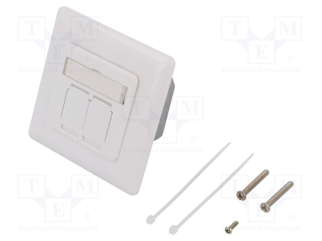 Socket; RJ45; Cat: 6; shielded,double; Layout: 8p8c; 22AWG÷24AWG