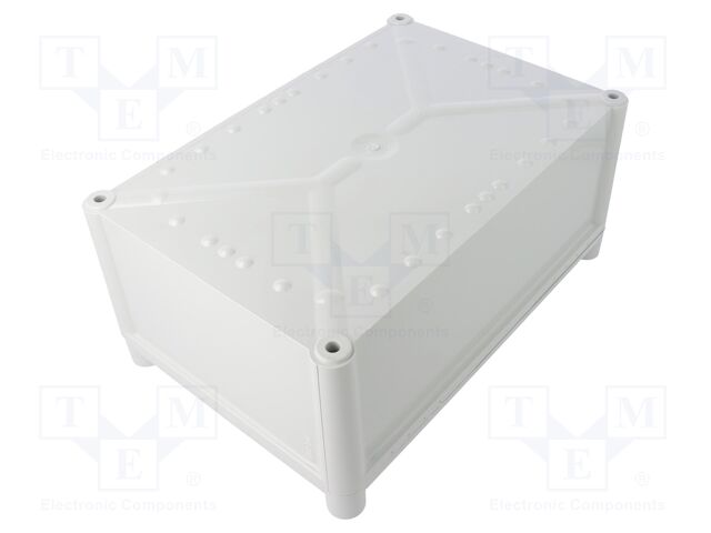 Enclosure: multipurpose; X: 188mm; Y: 278mm; Z: 130mm; SOLID; ABS