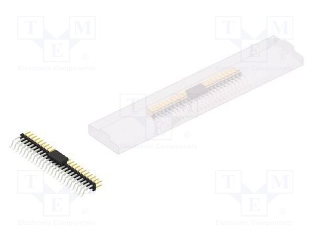 Connector: pin strips; pin header; male; PIN: 48; 2mm; SMT; 2x24
