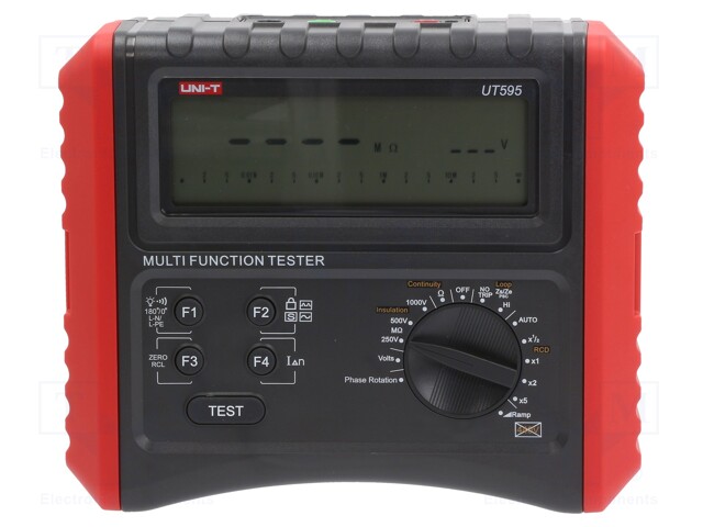 Appliance meter; LCD (9999),with a backlit; 250V/500V/1000V