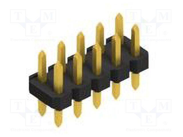 Connector: pin strips; pin header; male; PIN: 10; 2.54mm; THT; 2x5