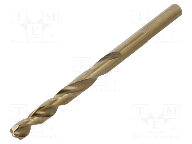Drill bit; for metal; Ø: 6mm; high speed steel cobalt HSS-Co