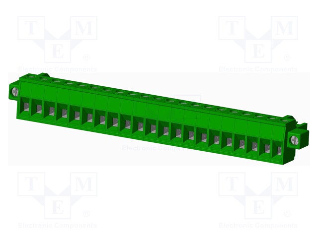 Connector: pluggable terminal block; plug; female; straight; 12A