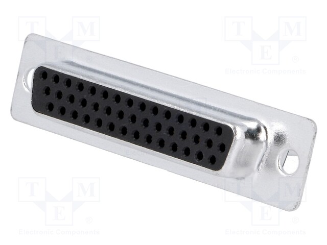 D-Sub HD; PIN: 44; plug; female; stamped and formed contacts
