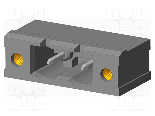 Connector: pluggable terminal block; socket; male; on PCBs