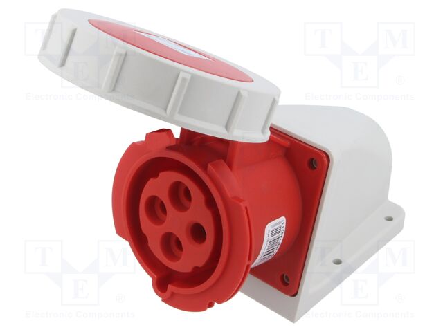 Connector: AC supply 3-phase; socket; female; 32A; 400VAC; IP67