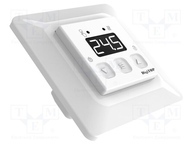 Temperature controller; in mounting box; 230VAC; IP20; Imax: 20A