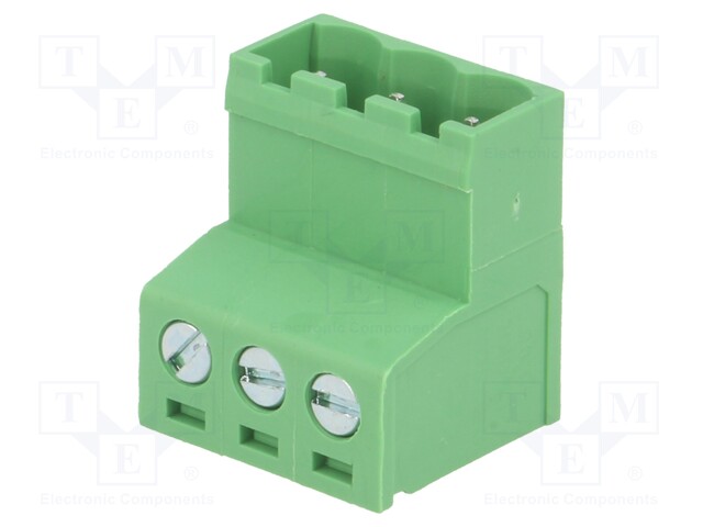 Pluggable terminal block; 5.08mm; ways: 3; straight; plug; male
