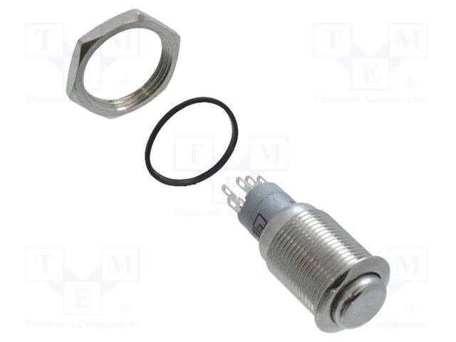 Switch: vandal resistant; Pos: 2; DPDT; 2A/48VDC; IP40; ON-(ON)