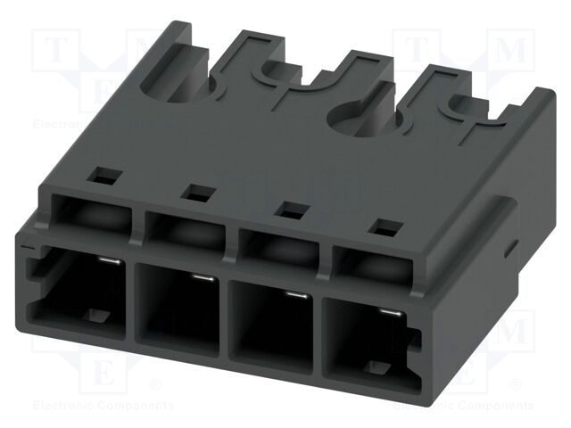 PCB headers, nominal cross section: 4 mm2, color: black, nom