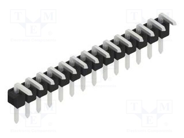 Connector: pin strips; pin header; male; PIN: 14; 2.54mm; THT; 1x14