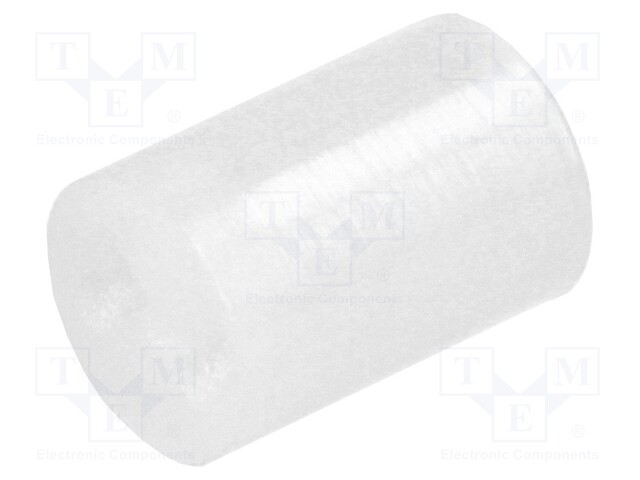 Spacer sleeve; LED; Øout: 5mm; ØLED: 5mm; L: 7mm; natural; UL94V-2