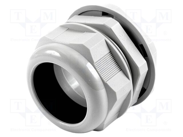 Cable gland; PG48; IP68; nylon; UL94V-2; grey