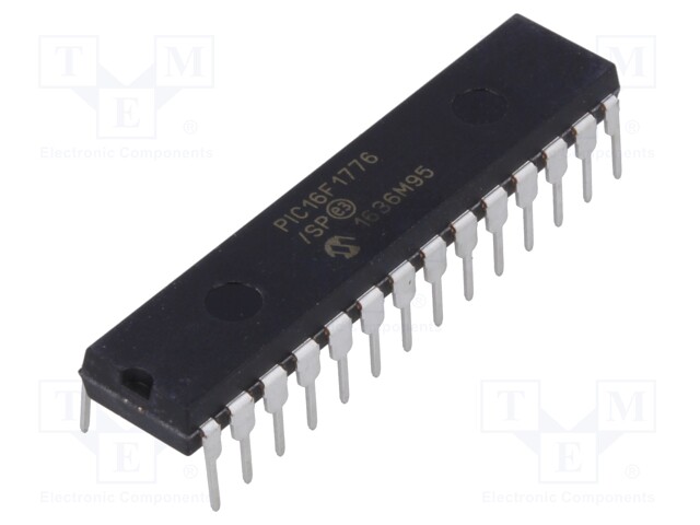 PIC microcontroller; Memory: 14kB; SRAM: 1024B; 2.3÷5.5VDC; THT