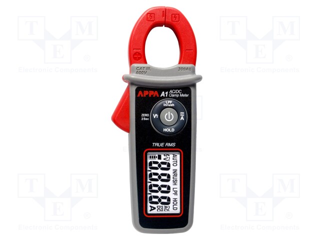 AC/DC digital clamp meter; Øcable: 23mm; Sampling: 2x/s; True RMS