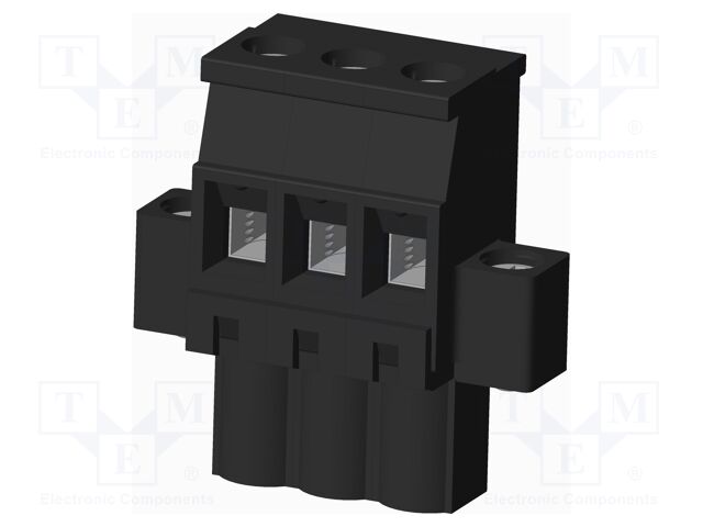 Connector: pluggable terminal block; plug; female; angled 90°